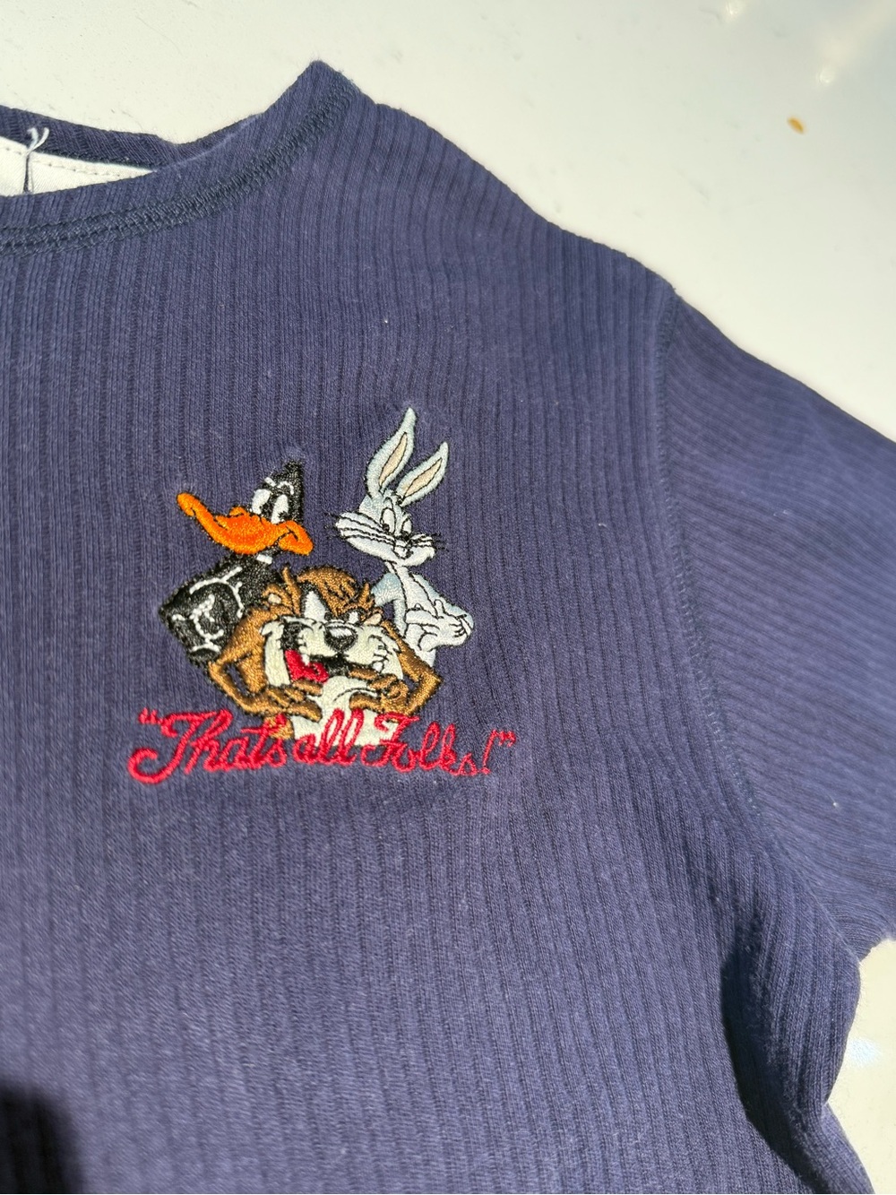 Warner Bros. Navy Classic Looney Tunes Crewneck